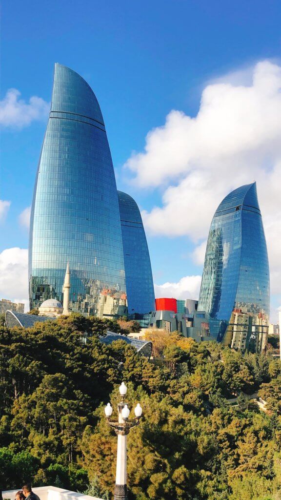 the iconic buildings in baku