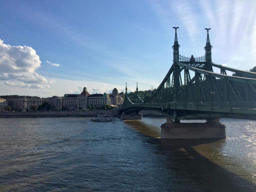 Danube river view in Budapest