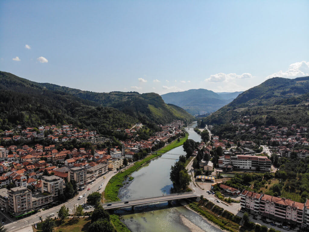 A town in serbia